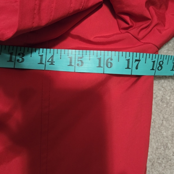 Cole Haan Red Hooded Quilt Lined Jacket. Size XS - Picture 12 of 13